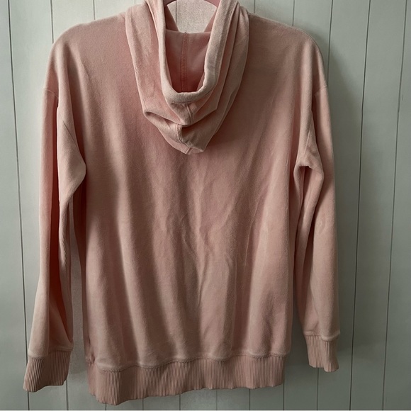 Girl justice velvet hoodie light pink - Picture 7 of 9